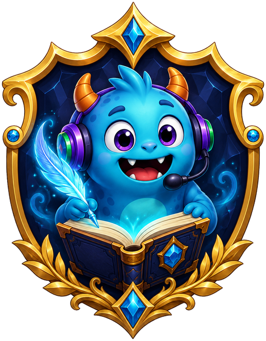 Dictation Monster crest